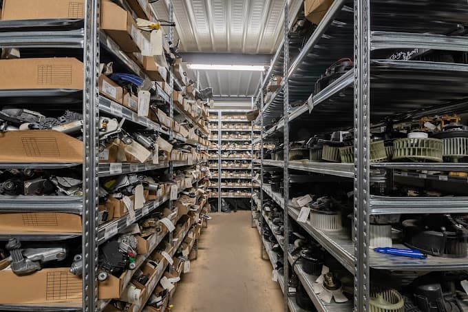 Parc de véhicules hors d'usage chez Jacquet Recycl'auto, centre agréé à AMBRONAY