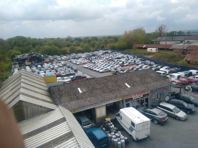 Vue extérieure du centre VHU agréé Glos automobile à GLOS (Calvados)