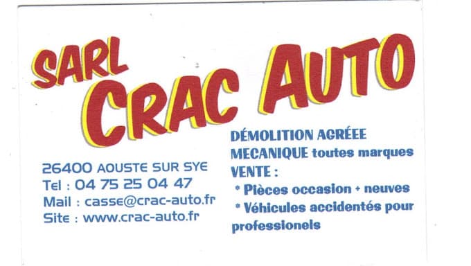CARROSSERIE Crac Auto (Sarl) à AOUSTE-SUR-SYE — Photo 4 du centre VHU agréé Drôme
