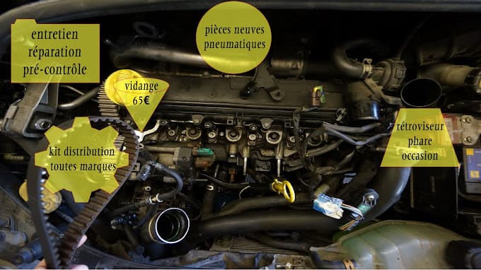 Parc de véhicules hors d'usage chez Dd auto p agréé démolisseur véhicule hors usage pièce neuve occasion réparation sarl degand, centre agréé à MORAS-EN-VALLOIRE