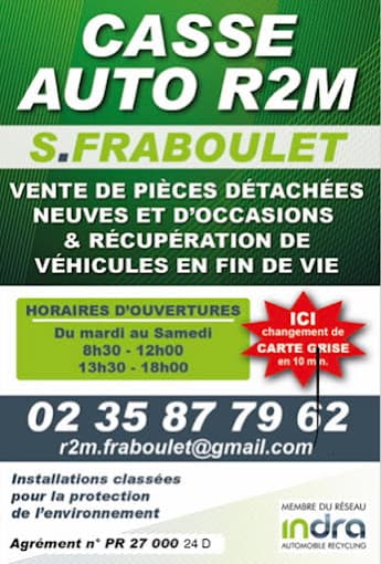 CASSE AUTO R2M FRABOULET à BOSROUMOIS — Photo 4 du centre VHU agréé Eure