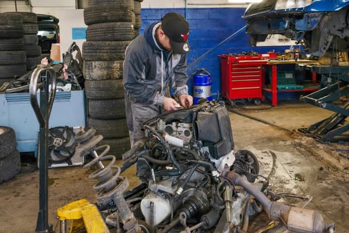 Vue extérieure du centre VHU agréé Garage du Fourneau à BONNEVAL (Eure-et-Loir)