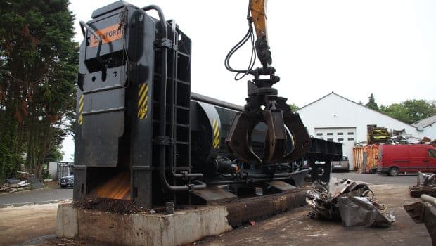 Vue extérieure du centre VHU agréé Le Dain Ets à POULLAN-SUR-MER (Finistère)
