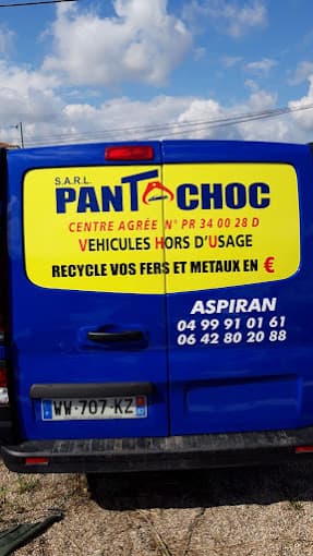 Vue extérieure du centre VHU agréé Pantachoc à ASPIRAN (Hérault)