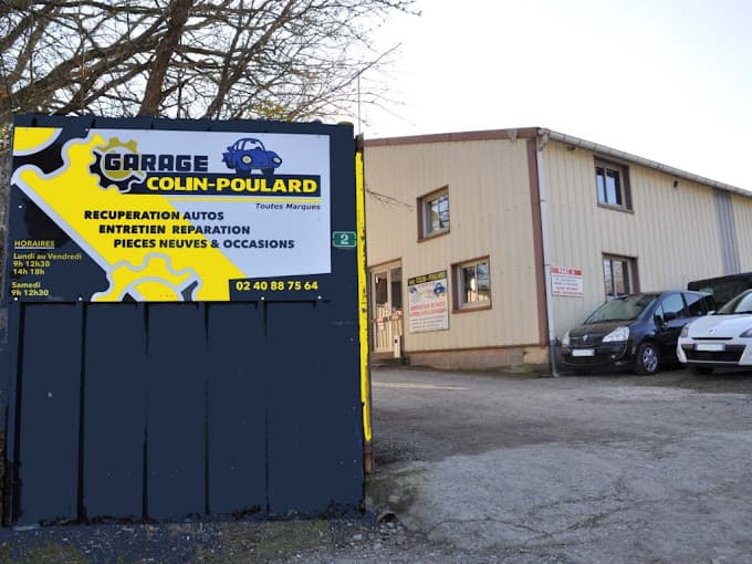 Vue extérieure du centre VHU agréé Colin-Poulard SARL à SEVERAC (Loire-Atlantique)