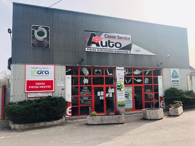 Vue extérieure du centre VHU agréé AUTO CASSE SERVICE à GRIPPORT (Meurthe-et-Moselle)
