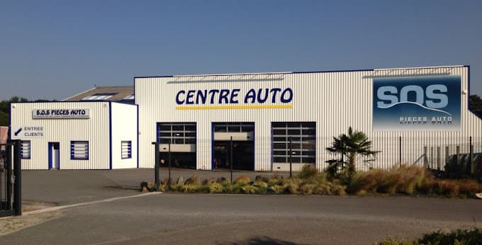 Vue extérieure du centre VHU agréé S.O.S Pièces Auto à MOREAC (Morbihan)