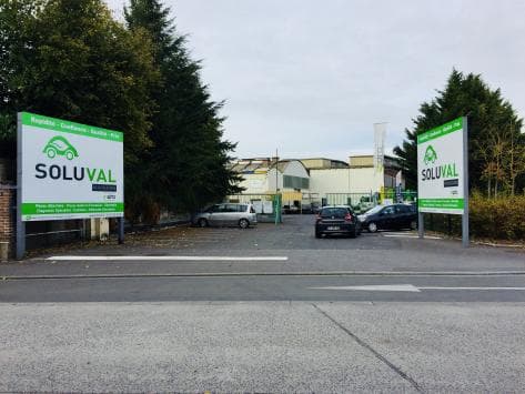 Vue extérieure du centre VHU agréé SOLUVAL à LESQUIN (Nord)