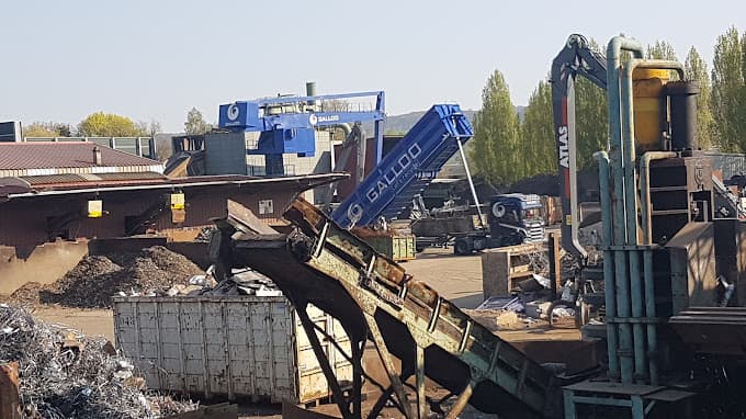 Vue extérieure du centre VHU agréé Galloo Clairoix à CLAIROIX (Oise)