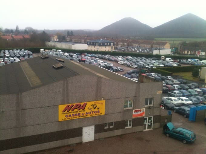 Vue extérieure du centre VHU agréé Thuilliez Ets HPA à HOUDAIN (Pas-de-Calais)