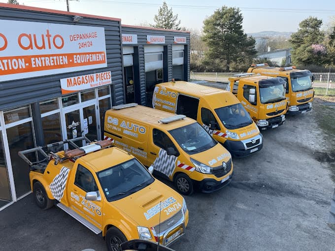 Vue extérieure du centre VHU agréé Dépannage Poids Lourds DB AUTO 71 à TORCY (Saône-et-Loire)