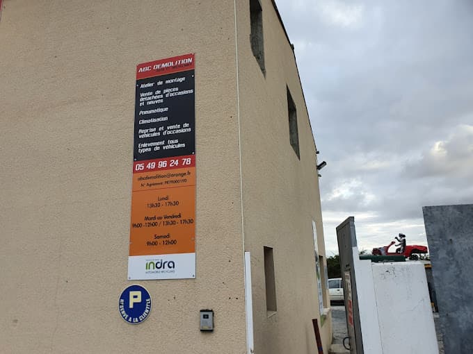 ABC DEMOLITION CASSE AUTO ET RECYCLAGES à THOUARS — Photo 3 du centre VHU agréé Deux-Sèvres