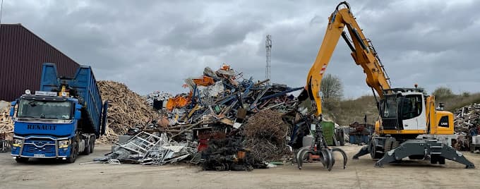 Vue extérieure du centre VHU agréé Eric Ledeux Services SA à FINS (Somme)