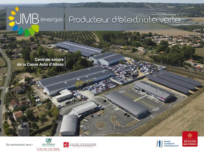 Vue extérieure du centre VHU agréé DECONS OCCITANIE Albias Casse Auto , Achat Ferraille et métaux à ALBIAS (Tarn-et-Garonne)