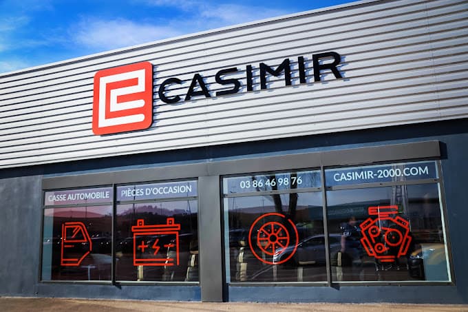 Vue extérieure du centre VHU agréé Casimir 2000 à AUXERRE (Yonne)