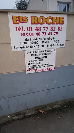 Ets Roche à FONTENAY-SOUS-BOIS — Photo 3 du centre VHU agréé Val-de-Marne